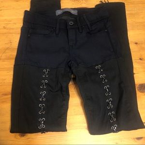 GUESS skinny lace up Jean